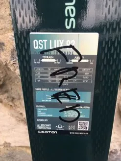 Salomon QST 92 -Skis alpins Soldes 4 27