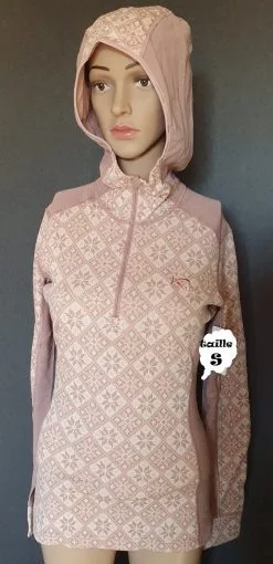 Kari Traa ROSE Cagoule Zippé -Skis alpins Soldes 63ca994f5e18a6.00340668 php6gycnb