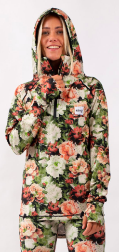Eivy Icecold Zip Hood Top Autumn Bloom